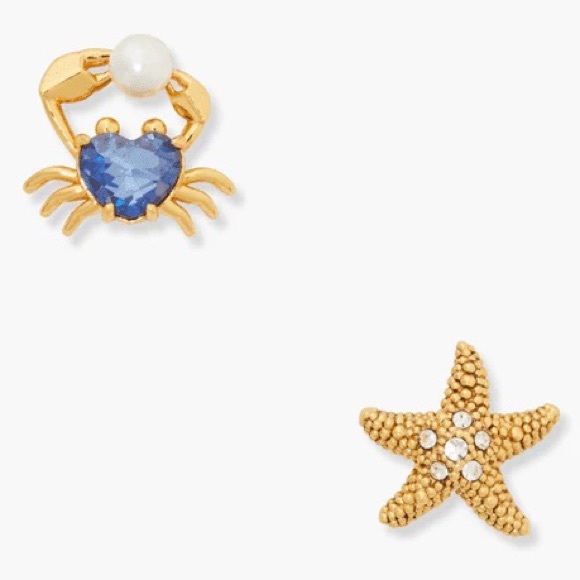 Kate Spade Crab & Sea Star Studs